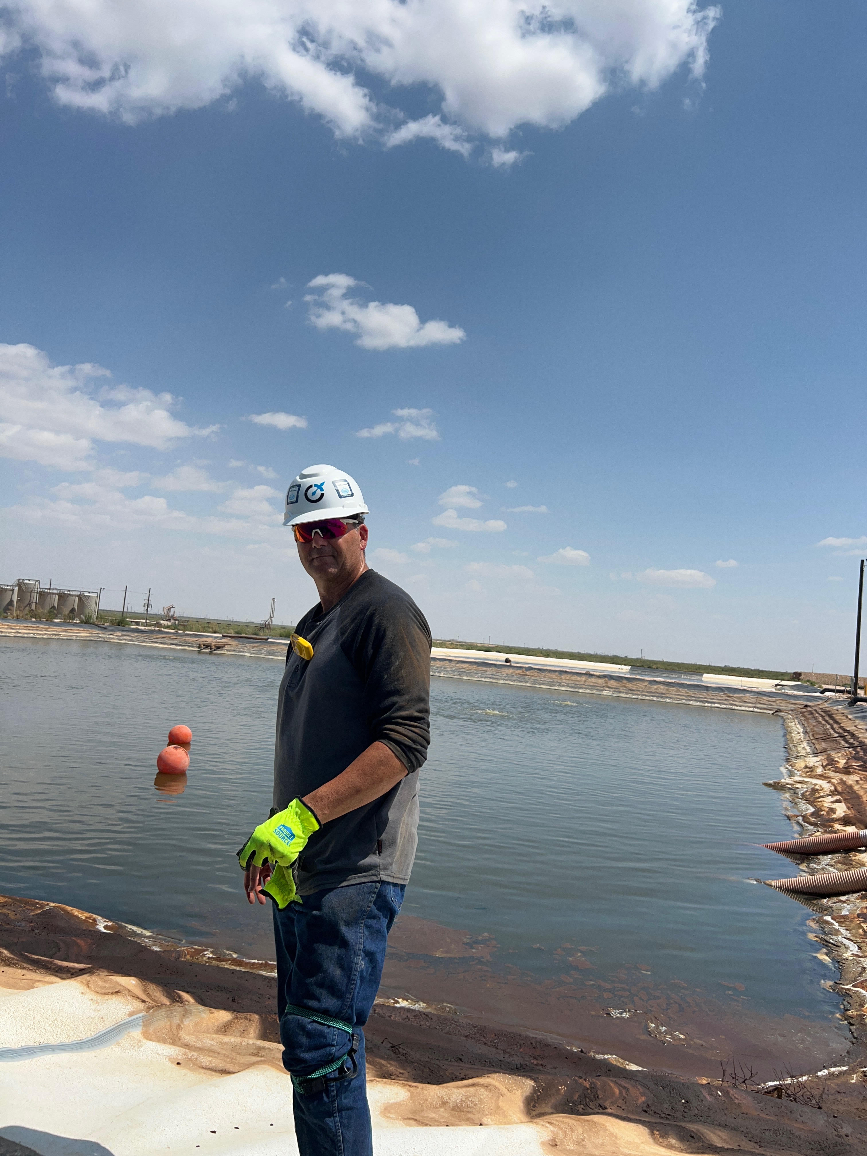 Ivan at the Gardendale Site