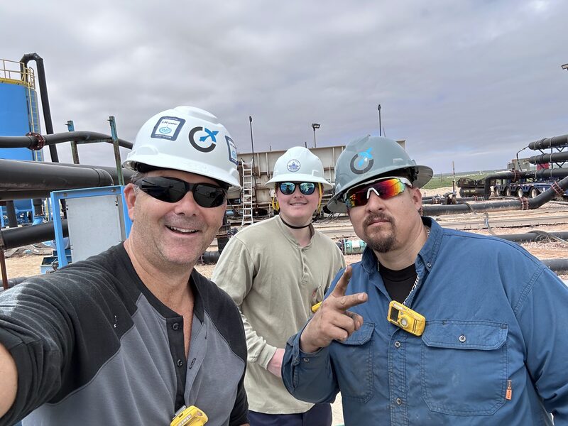 Team on site