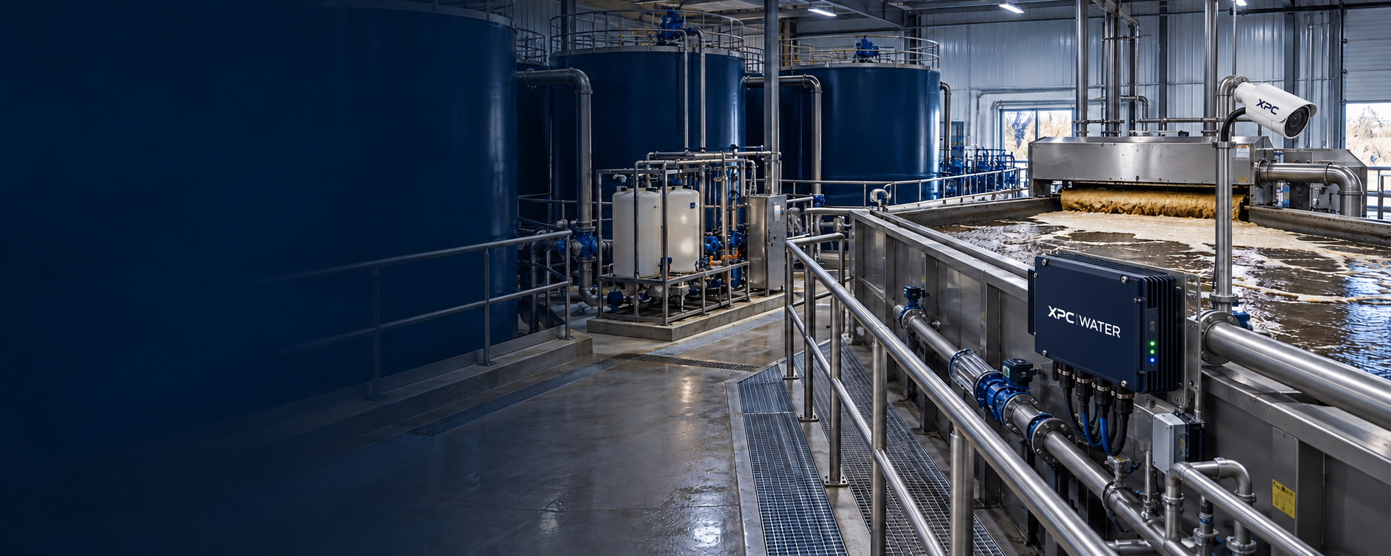 Food processing wastewater equalization and DAF treatment equipment